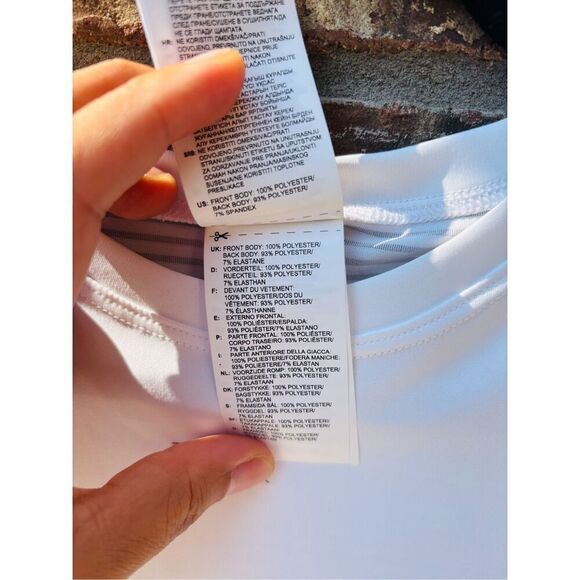 Reebok white sports top size small new without tag no flaws in excellent conditi - Picture 8 of 8